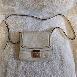 Kate Spade Cream Pebble Leather Crossbody Bag